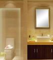卫生间风水讲究：镜子对厕所门怎么化解？