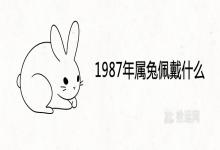 1987年属兔佩戴什么有财运 招财旺运的吉祥物